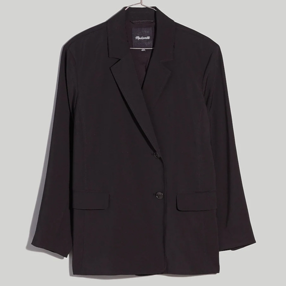 NWT Madewell "The Relaxed Blazer in softdrape", Size XL